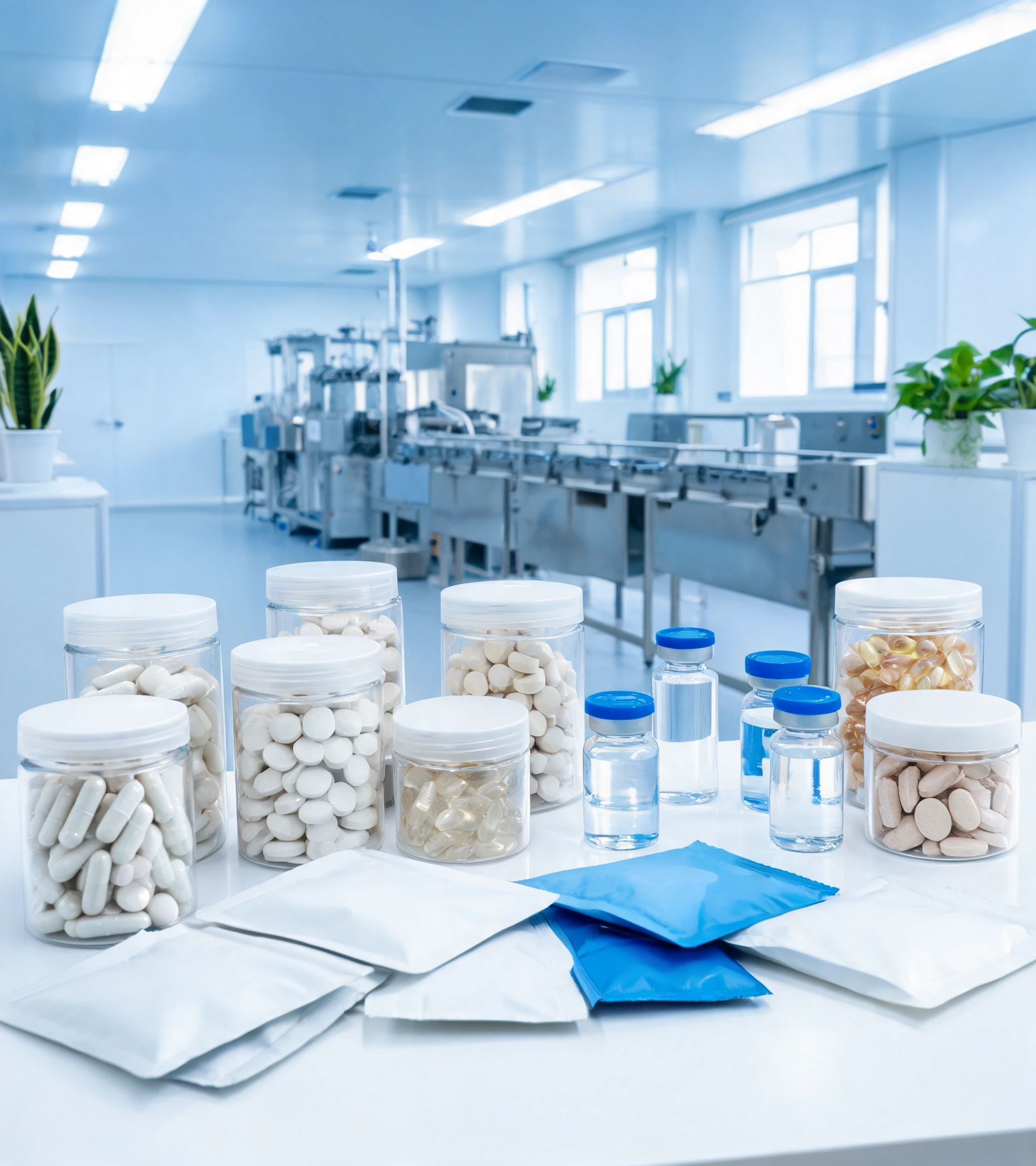 Dosage-form range factory workflow and product context